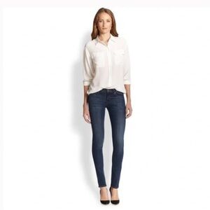 Hudson Colette Midrise Skinny Jeans in Voyager Wash Size 27